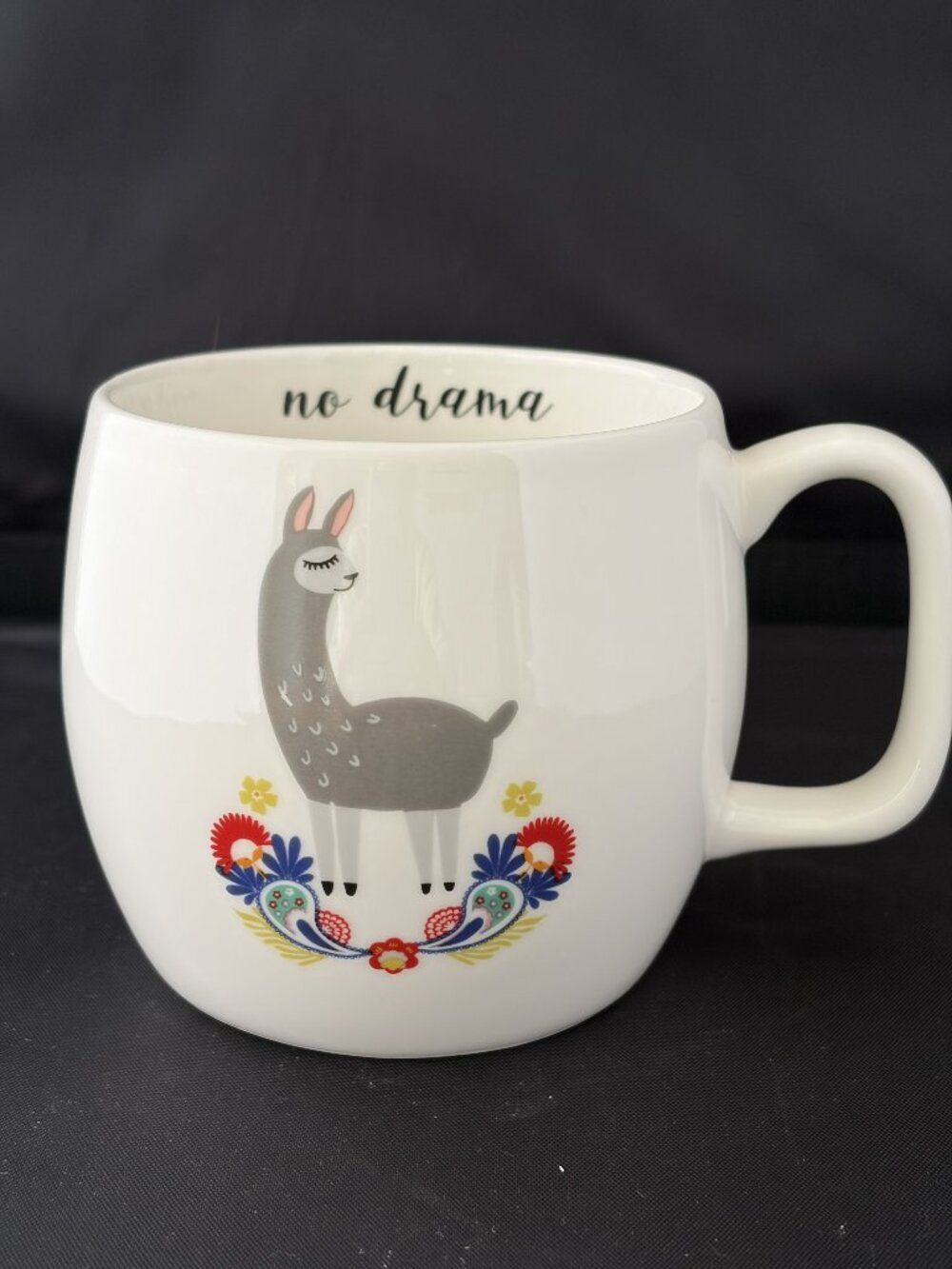 Coffee Mug No Drama Llama Mug 16 oz. NWOT